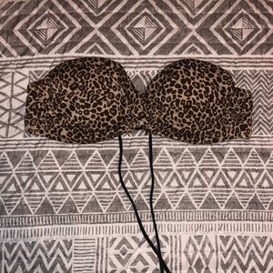 Victoria’s Secret Corset Cheetah Bandeau 34B
